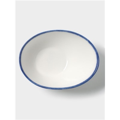 Салатник Magistro Blue Lagoon, 550 мл, 18.1×14.2 см, фарфор, белый
