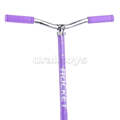 Самокат 2-х колесный ROCKET,колеса PU/ 200 мм,ABEC 7, сиреневый