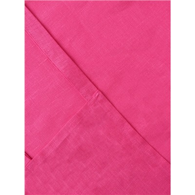 Шторы для кухни «Этель» Linen collection, 145×180 см - 2 шт., 100% лён, 170 г/м², розовые