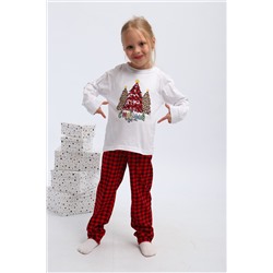 Детская пижама с брюками П324 Нарядные Ёлочки НАТАЛИ, 1214071