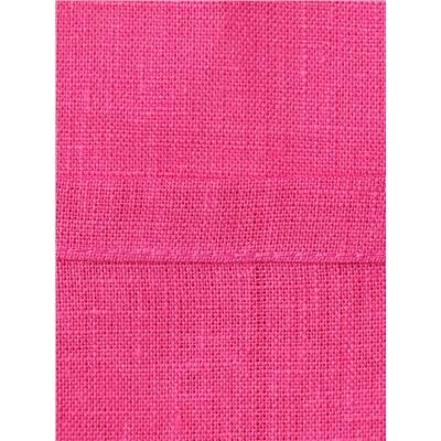 Шторы для кухни «Этель» Linen collection, 145×180 см - 2 шт., 100% лён, 170 г/м², розовые