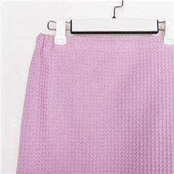 Полотенце банное Этель «Парео» с карманом 80×140 см цв.нежная лаванда, 100% хл, вафля 240 г/м²