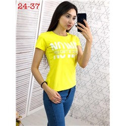 футболка с принтом