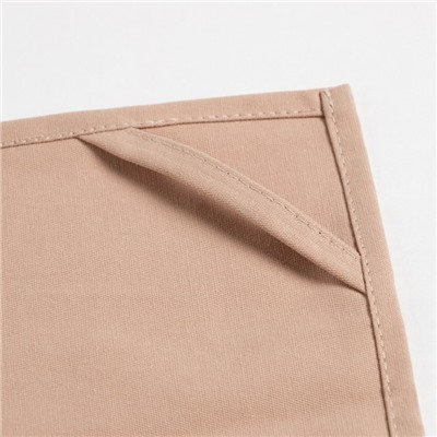 Полотенце кухонное «Этель» Kitchen, 40×73 см, бежевое, хлопок 100%, саржа 220 г/м²