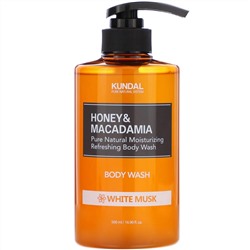 Kundal, Honey & Macadamia, Body Wash, White Musk, 16.90 fl oz (500 ml)