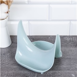 Подставка для крышки и ложки пластик / P-757 /уп 160 / розовая