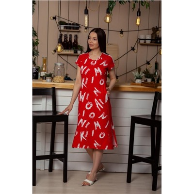 Платье 8227 (Красный)
