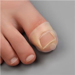 Защитные чехлы для коррекции вросших ногтей, пара, 2.8×2 см, бежевые