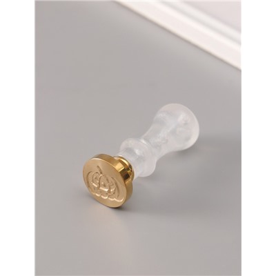 Подарочный набор для сургучной печати «Страшная тыква», печать, ручка, сургуч, 12.5×10×3.6 см