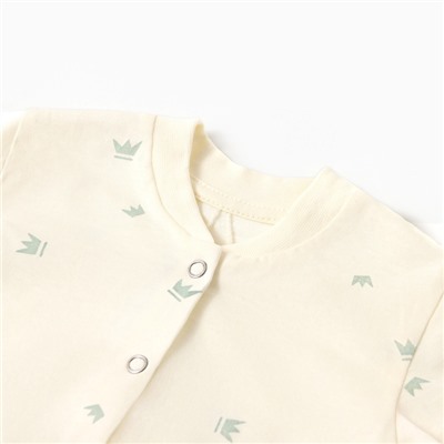 Кофточка детская MINAKU, рост 74-80 см, молочная