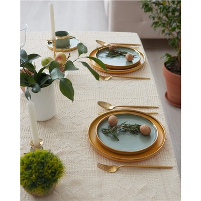 Скатерть «Этель. Ажур» Vintage collection, 85×85±5 см