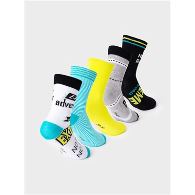 Носки трикотажные для мальчиков, 5 пар в комплекте