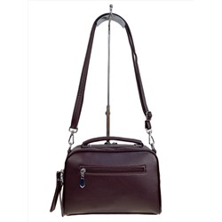 Женская сумка из искусственной кожи и замши, цвет бордовый