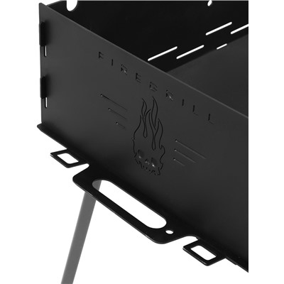 Мангал с ножками FIREGRILL, 114.7×37.5×72.3 см, 2 мм, длина жаровни 105 см