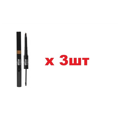 FFleur BME17 Моделирующая тушь и карандаш для бровей Brow Sculpt Mascara Pencil Art Light Brown 3шт