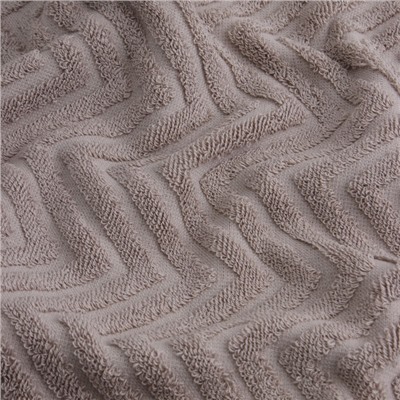 Полотенце махровое SL HOME: Geometry «Саббиа», 50×90 см, коричневое