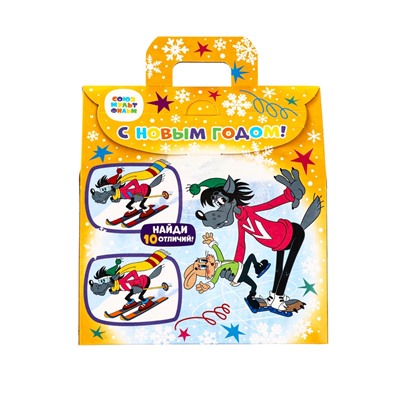 Новогодний подарок, сладкий, детский «Ну Погоди!», детский, 500 г