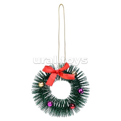 Новогоднее украшение "Новогодний венок" (9,5 см)