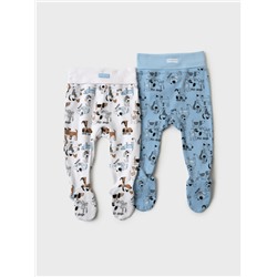 Ползунки детские трикотажные для мальчиков, 2 шт в комплекте