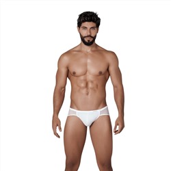 Белые трусы-джоки с ажурными вставками Urge Jockstrap