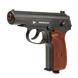 Пистолет пневматический «BORNER ПМ49» blowback, кал. 4.5 мм, 3 Дж, до 128 м/с