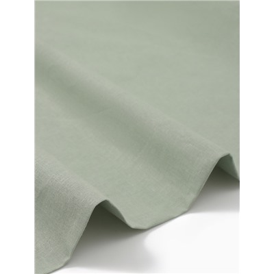 Пододеяльник евро «Этель» Plain collection, 200×215 см, зелёный, поплин