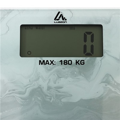 Весы напольные Luazon LVE-021, электронные, до 180 кг, 2хAAА (не в комплекте)
