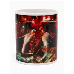 Кружка керамическая в коробке «Человек паук деньги», 320 мл