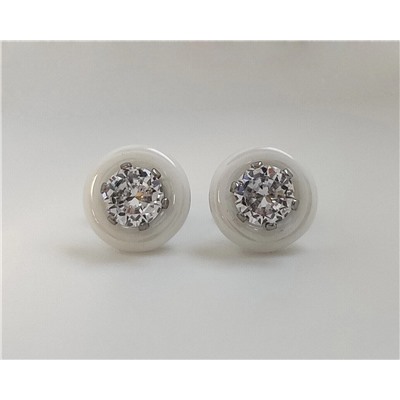 Серьги с керамикой