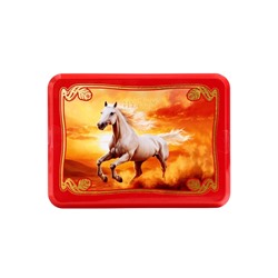 Чай чёрный новогодний HYTON «Шкатулка красная: белая лошадь», 50 г