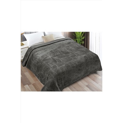 Плед Флайфи ФФ-099 темно-серый НАТАЛИ, 958247