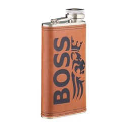 Фляжка BOSS, нержавеющая сталь, 270 мл, 9 oz