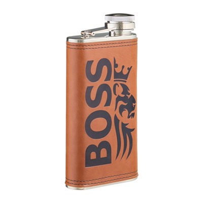 Фляжка BOSS, нержавеющая сталь, 270 мл, 9 oz