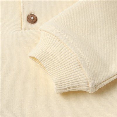 Толстовка детская MINAKU: Basic Line BABY, рост 86-92 см, молочная