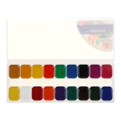 УЦЕНКА Акварель «Луч» Классика, 18 цветов, без кисти