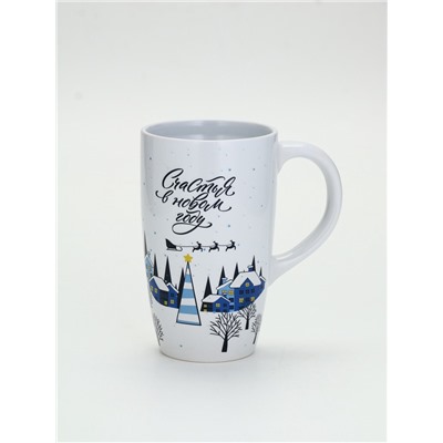 УЦЕНКА Кружка керамическая новогодняя «Счастья в новом году», 530 мл