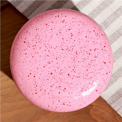 Муляж «Хлопковый чизкейк», клубничный, 10×10×6 см