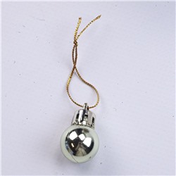 Шары НГ зол2 Зимний лес 1 см