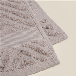 Полотенце махровое SL HOME: Geometry «Саббиа», 67×140 см, коричневое