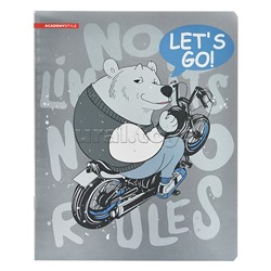 Тетрадь 48л. клетка, А5 "Поехали!"