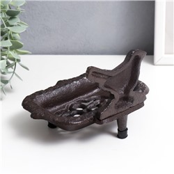 Фигурка-мыльница чугун «Птица», подставка для мелочей, 9×11×15 см