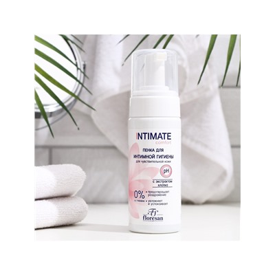 Пенка для интимной гигиены для чувствительной кожи Floresan с экстрактом хлопка, 150 мл