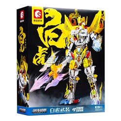 Конструктор "Стальная броня. Белый тигр" (413 дет.) в коробке