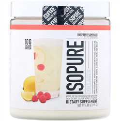 Isopure, Collagen, Raspberry Lemonade,  6.88 oz (195 g)