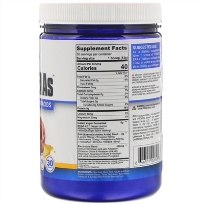 Gaspari Nutrition, Proven EAAs, с 9 незаменимыми аминокислотами, со вкусом гуавы и нектарина, 390 г (13,75 унций)