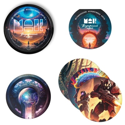 Метафорические ассоциативные карты «Внутренний герой», 60 карт (9×9 см), 16+