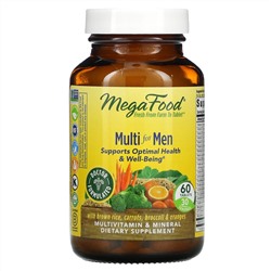 MegaFood, комплекс витаминов и микроэлементов для мужчин, 60 таблеток