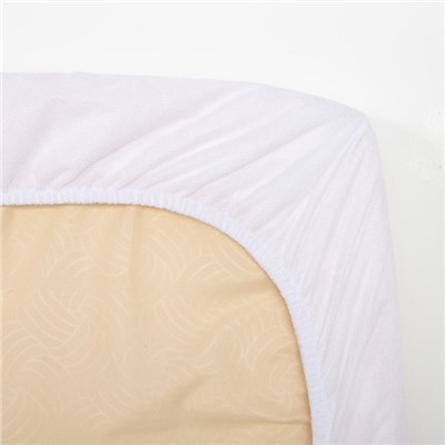 Наматрасник на резинке водонепроницаемый «Экономь и Я», 160×200 +20 см, мулетон