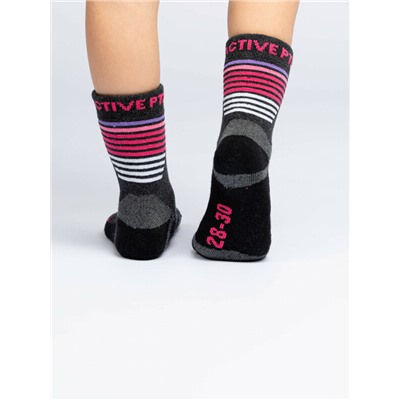 Термоноски трикотажные для девочек (низкие)