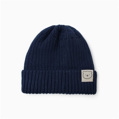 Шапка детская «Крошка Я», размер 44-46 см, синяя